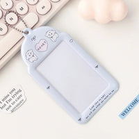 Thumbnail for Cute Sheep Bunny Puppy Kitten Kpop Keychain Photocard Holder - ArtGalleryZen