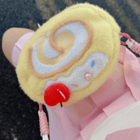 Thumbnail for Cute Strawberry Cake Bow Crossbody Bag - ArtGalleryZen