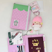 Thumbnail for Cute Strawberry Panda Passport Holder Cover - ArtGalleryZen