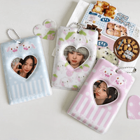 Thumbnail for Cute Sugarbunnies Kpop Keychain Photocard Holder - ArtGalleryZen