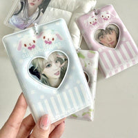 Thumbnail for Cute Sugarbunnies Kpop Keychain Photocard Holder - ArtGalleryZen
