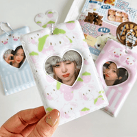 Thumbnail for Cute Sugarbunnies Kpop Keychain Photocard Holder - ArtGalleryZen