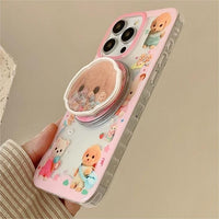 Thumbnail for Cute Sylvanian Families Puppy Shaker Magnetic Stand iPhone Case - ArtGalleryZen