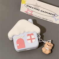 Thumbnail for Cute Teddy Bear House AirPods Earphone Case - ArtGalleryZen