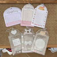 Thumbnail for Cute Tomato Cat Puppy Kpop Keychain Photocard Holder - ArtGalleryZen