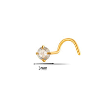 Thumbnail for Dainty Heart Star CZ Stainless Steel Nose Piercing Nose Stud - ArtGalleryZen
