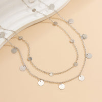 Thumbnail for Dainty Layered Sequin Tassel Saturn Belly Chain Set - ArtGalleryZen