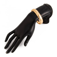 Thumbnail for Delicate Gold Silver Plated Glossy Bangle Bracelet - ArtGalleryZen