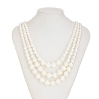 Thumbnail for Delicate Layered Pearl Chain Necklace - ArtGalleryZen