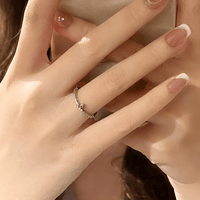 Thumbnail for Delicate S925 Silver Swan Open Ring - ArtGalleryZen