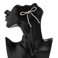 Thumbnail for Elegant Gold Silver Plated Bowknot Earrings - ArtGalleryZen