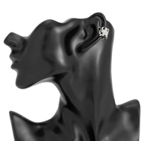 Thumbnail for Elegant Heart Cherry Blossom Ear Cuff Earring - ArtGalleryZen