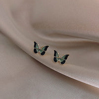 Thumbnail for Enamel Butterfly Earrings - ArtGalleryZen