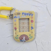 Thumbnail for Foldable Phone Shaped Photocard Holder Keychain - PVC Card Case - ArtGalleryZen