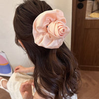 Thumbnail for French Temperament Rose Flower Hair Claw Clip - ArtGalleryZen