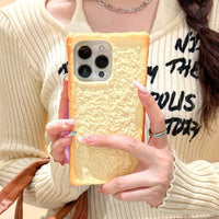 Thumbnail for Funny Toast Bread Silicone iPhone Case With Stand - ArtGalleryZen