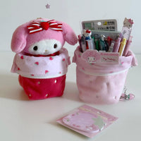 Thumbnail for Furry Strawberry Pencil Case Storage Bag - ArtGalleryZen
