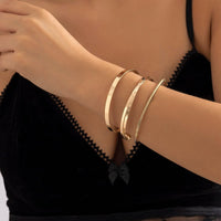 Thumbnail for Geometric 3 Pieces Bangle Bracelet Set - ArtGalleryZen