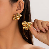 Thumbnail for Geometric Abstract Explosion Earrings - ArtGalleryZen