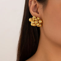 Thumbnail for Geometric Abstract Explosion Earrings - ArtGalleryZen