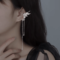 Thumbnail for Geometric Angel Wings Butterfly Dangle Earrings - ArtGalleryZen