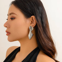 Thumbnail for Geometric Chunky Irregular Twisted Dangle Earrings - ArtGalleryZen
