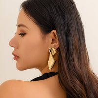 Thumbnail for Geometric Chunky Irregular Twisted Dangle Earrings - ArtGalleryZen