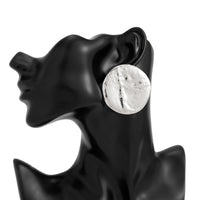 Thumbnail for Geometric Chunky Moon Stud Earrings - ArtGalleryZen