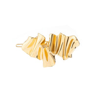 Thumbnail for Geometric Chunky Pleated Irregular Pattern Hair Clip - ArtGalleryZen