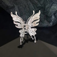 Thumbnail for Geometric CZ Inlaid Hollow Butterfly Hair Claw Clip - ArtGalleryZen