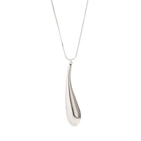 Thumbnail for Geometric Elegant Gold Sliver Waterdrop pendant Necklace - ArtGalleryZen