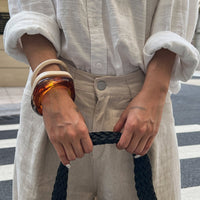Thumbnail for Geometric Gradient Square Bangle Bracelet Set - ArtGalleryZen
