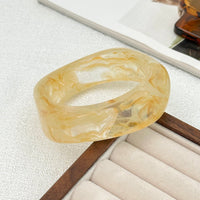 Thumbnail for Geometric Gradient Square Resin Bangle Bracelet - ArtGalleryZen