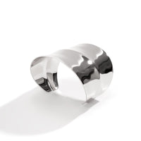 Thumbnail for Geometric Irregular Wide Open Cuff Bracelet - ArtGalleryZen