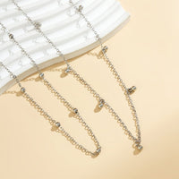 Thumbnail for Geometric Layered Ball Tassel Saturn Belly Chain Set - ArtGalleryZen