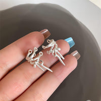 Thumbnail for Geometric Ribbon Ear Wrap Earrings - ArtGalleryZen