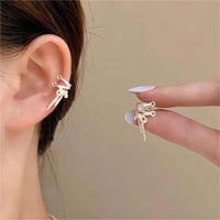 Thumbnail for Geometric Ribbon Ear Wrap Earrings - ArtGalleryZen