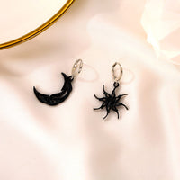 Thumbnail for Geometric Star Moon Phase Dangle Earrings - ArtGalleryZen