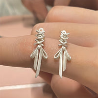 Thumbnail for Geometric Transformable Ribbon Earrings - ArtGalleryZen