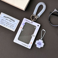 Thumbnail for Glitter Lucky Blessings Kpop Keychain Acrylic Photocard Holder - ArtGalleryZen