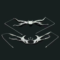 Thumbnail for Gothic Hip Hop Glamorous Metallic Face Mask - ArtGalleryZen