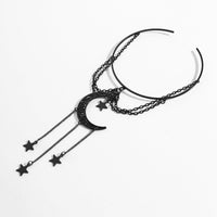Thumbnail for Gothic Layered Moon Star Tassel Arm Cuff - ArtGalleryZen