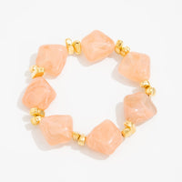 Thumbnail for Gradient Irregular Resin Beaded Necklace Bracelet - ArtGalleryZen