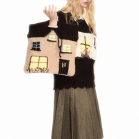 Thumbnail for Handmade Cottage Knitted Tote Bag - ArtGalleryZen