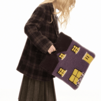 Thumbnail for Handmade Cottage Knitted Tote Bag - ArtGalleryZen