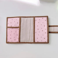 Thumbnail for Handmade Star Polka Dot Pink A6 B6 A5 Fabric Book Cover - ArtGalleryZen