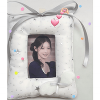 Thumbnail for Handmade Wing Star Fabric Photocard Holder Keychain Kpop Card Display - ArtGalleryZen