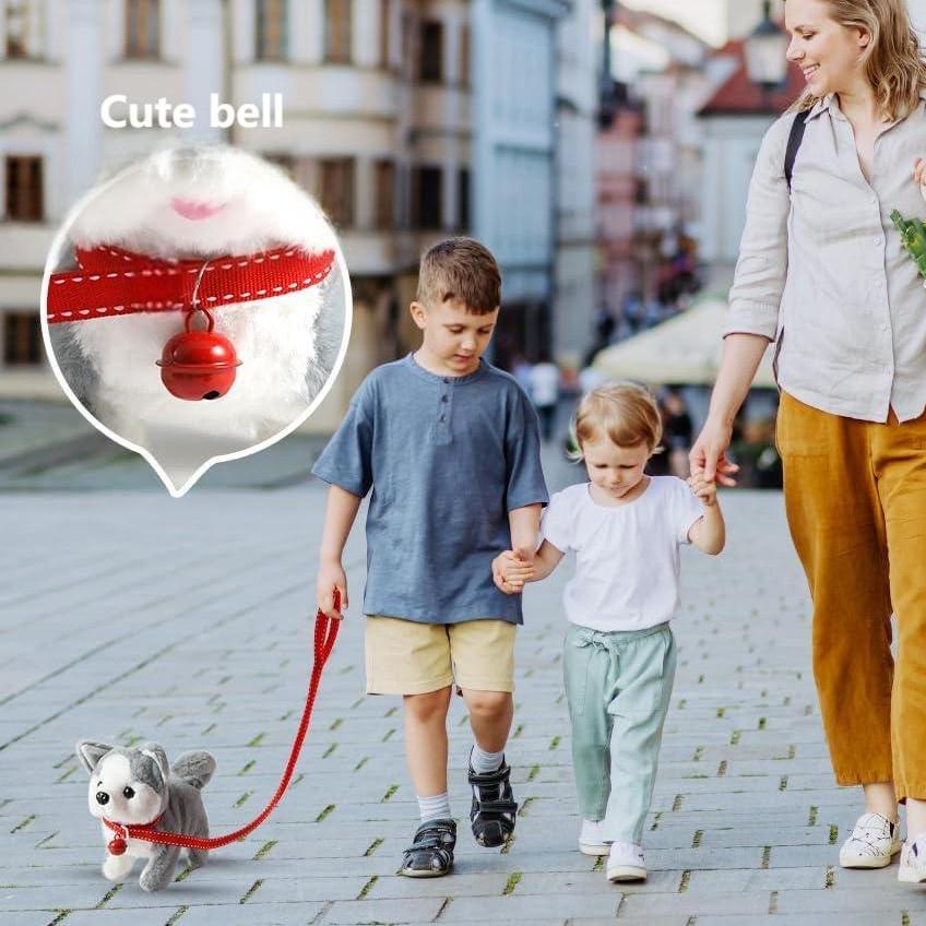 Interactive Plush Puppy Toy - Walking Barking Electronic Pet Dog - ArtGalleryZen
