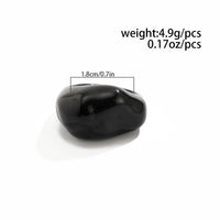 Thumbnail for Irregular Chunky Black And White Resin Ring - ArtGalleryZen