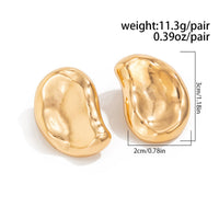 Thumbnail for Irregular Glossy Waterdrop Stud Earrings - ArtGalleryZen